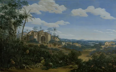 Veduta di Olinda, Brasile, 1662