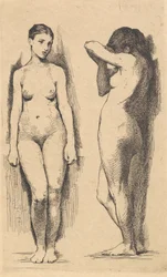 Lastra di prova: Due donne nude