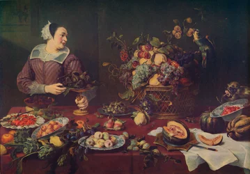 La Vendedora De Frutas, 1636, c1934