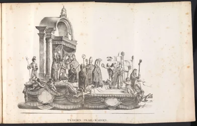 Secondo carro trionfale nella processione per San Rombout, 1825