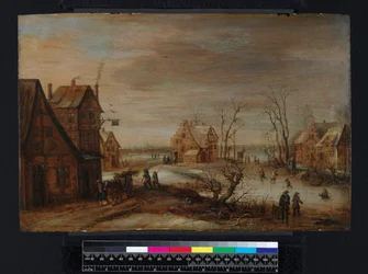 Un villaggio in inverno