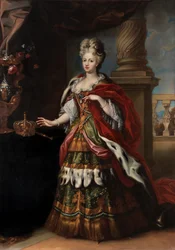 Frans van Stampart Ritratto di Elisabetta Cristina di Brunswick-Wolfenbüttel