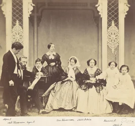 [Ritratto di gruppo delle famiglie Antoine e Höusermann]