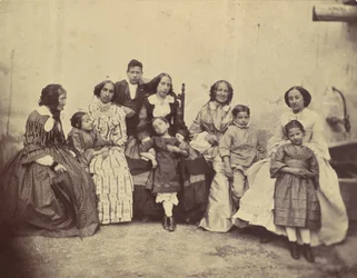 [Dieci membri della famiglia Antoine], 1850-60
