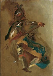 Condottiero in piedi