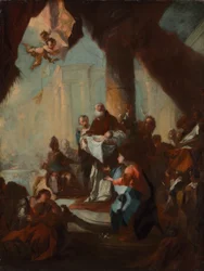 Studio per "La presentazione di Cristo al Tempio" (per Sant
