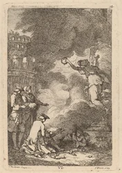 Nella Venuta a Roma: tav. 6