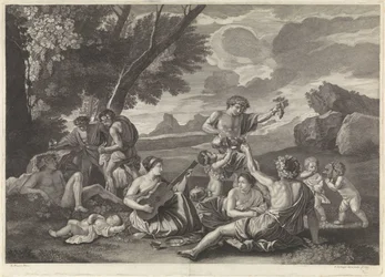 Paesaggio con baccanti