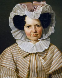 Ritratto di Therese Burger Bischof, dipinto di Franz Eybl