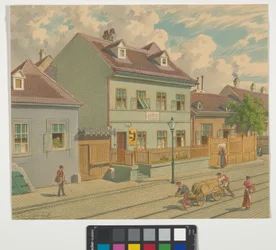 19° distretto, Gymnasiumstraße 87 - casa e luogo di morte di Josef Lanner