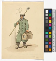 Da una serie di grida di venditori: Accenditore di lampioni