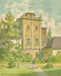 La vecchia torre dei cani nel 5° distretto di Vienna