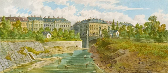Il ponte Elisabetta sul fiume Wien