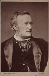 Ritratto del compositore Richard Wagner 1813-1883, prima del 1877