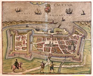 Calais, Francia: la porta, la fortezza e la chiave della Francia, passate sotto il potere del Re di Spagna Filippo nel 1597