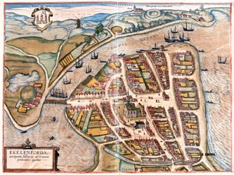 Eckernforde, Germania (incisione)