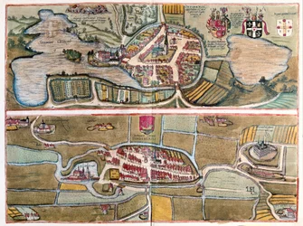 Eutin, Germania e Tonder, Danimarca (incisione)