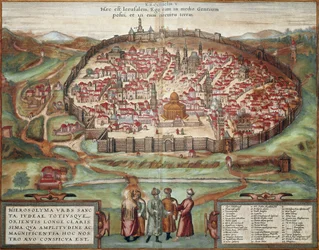 Mappa di Gerusalemme (incisione)