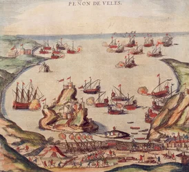 Il corsaro ottomano Khayr al-Din Barbarossa contro l