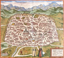 Veduta di Damasco, Siria