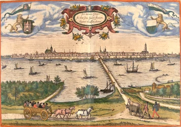 Vista di Kampen, Paesi Bassi