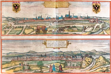 Vedute di Vienna, Austria e Budapest, Ungheria