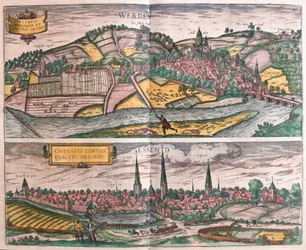 Werden ed Essen, Germania (incisione)