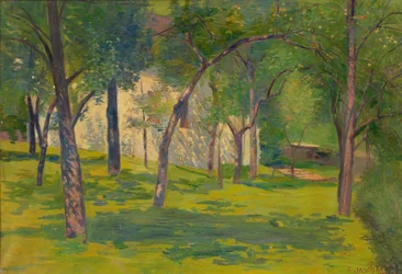 Alberi da frutto nel giardino