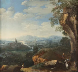 Franz Joachim Beich Paesaggio fantastico del sud