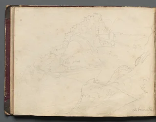 Album con vedute di Roma e dintorni, studi di paesaggio, pagina 20b: Cervera