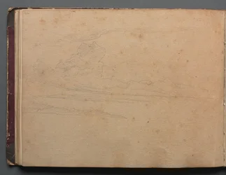 Album con vedute di Roma e dintorni, studi di paesaggio, pagina 29b: Studio di paesaggio