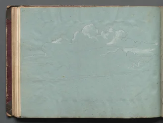 Album con vedute di Roma e dintorni, studi di paesaggi, pagina 36b: Studio di nuvole