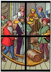 Una birreria, 15° secolo 1849