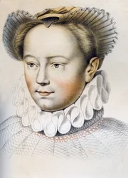 Margherita di Valois 1553-1615, regina consorte di Enrico IV di Francia, XVI secolo 1849