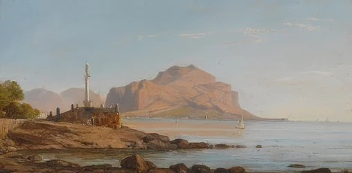 La baia di Palermo con vista su Monte Pellegrino