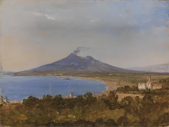 Il Golfo di Napoli con il Vesuvio