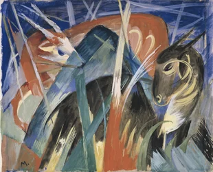 Composizione con animali I, 1913