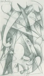 Franz Marc - Schizzo dal campo - Foglio 09