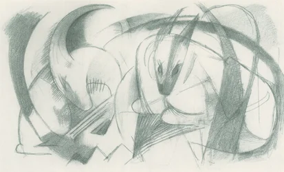 Franz Marc - Schizzo dal campo - Foglio 13