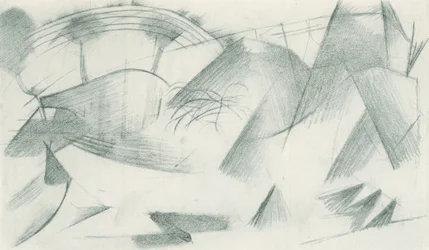 Franz Marc - Schizzo dal campo - Foglio 33