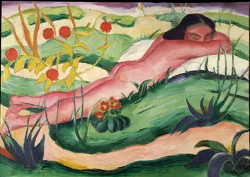 Nudo Disteso tra i Fiori, 1910