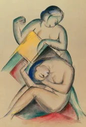 Due donne nude, c.1910-15