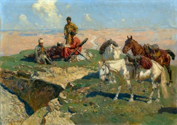 La sosta dei guerrieri del Caucaso