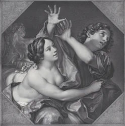 Giuseppe e la moglie di Potifar, 1837