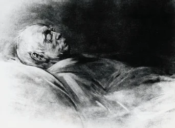 Otto von Bismarck (1815-1898) sul letto di morte