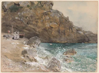 La spiaggia di Marina Piccola, Capri