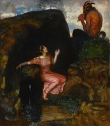 Alla fonte, ninfa che origlia
