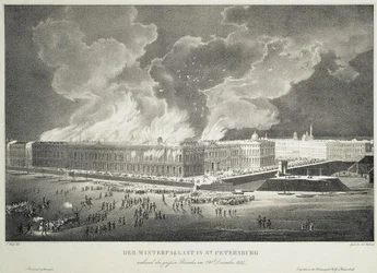 Incendio nel Palazzo d