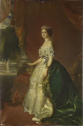 Ritratto di Eugenie de Montijo 1826-1920, imperatrice dei francesi, 1853