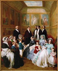 La regina Vittoria e il principe Alberto ospiti del re Luigi Filippo allo Chateau d